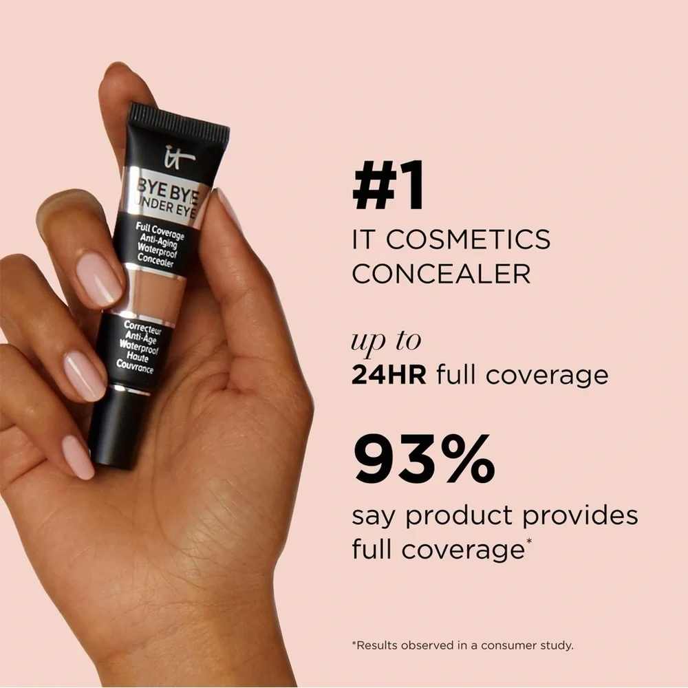 🆕 IT COSMETICS Bye Bye Under Eye Full Coverage Anti-Aging Concealer DEEP 40.5